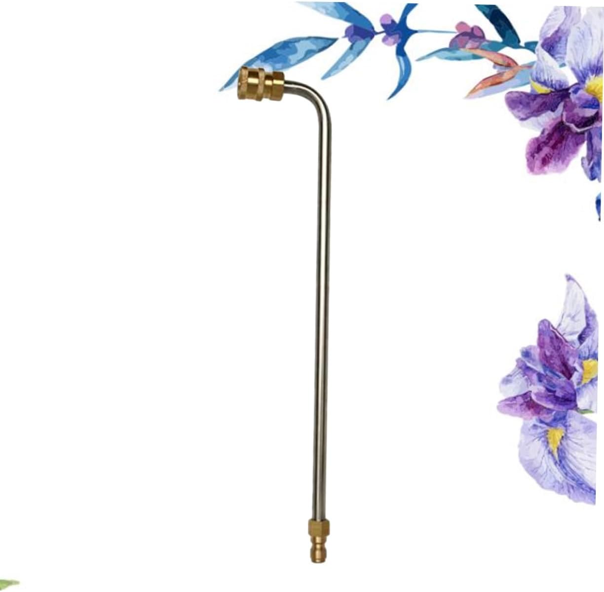 Curved High Pressure Car Washer Spray Lance Extension Bar Quick Connect Replacement Pole for Home Car Cleaning for Hard to Reach Areas