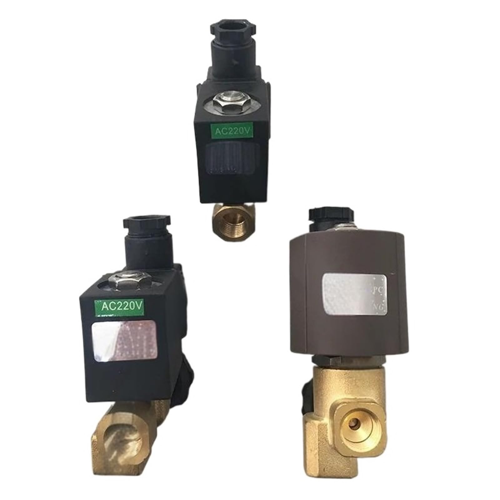 TYHUJKKL 1pcs DL-6C DL-6K DL-6F DC24V AC220V Solenoid Valve(DL-6C DC24V)