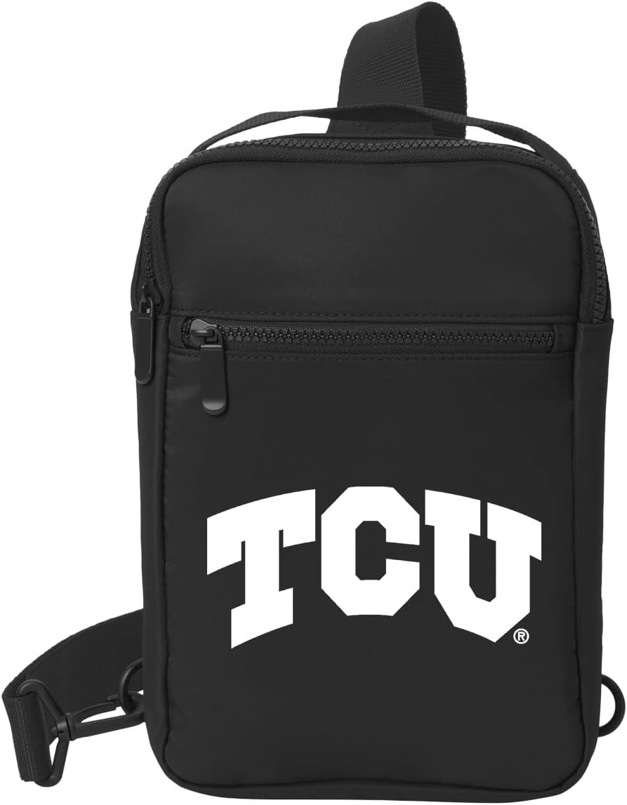 Broad Bay TCU Crossbody Bag - Versatile Travel, Sports, or Gameday Waist Pack for Horned Frogs Fans and Alumni, Men or Women