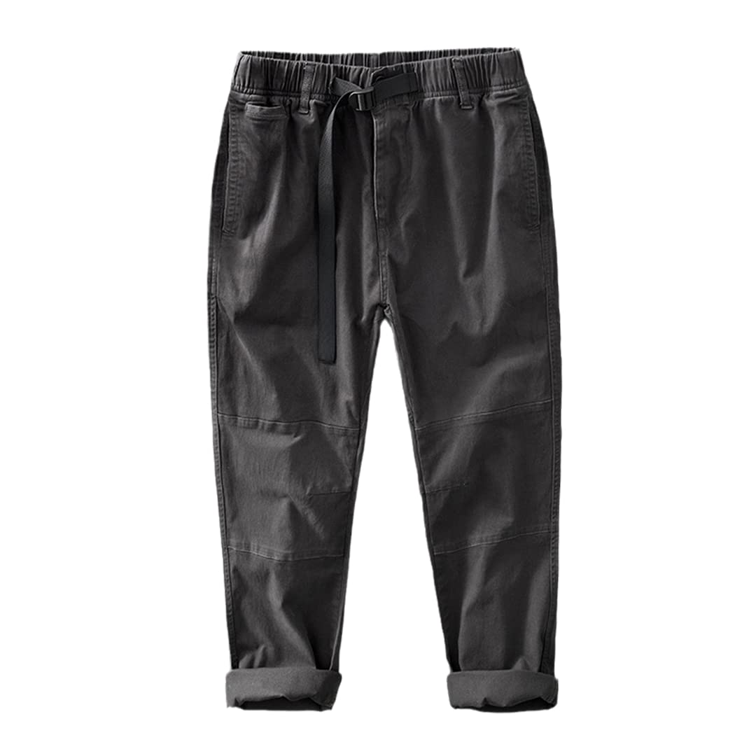 Disimlarl Primavera ed estate uomo cravatta pantaloni abbigliamento da lavoro cotone all-match casual multi-tasca pantaloni