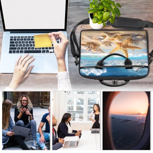 Funda para laptop 15 pulgadas con correa de hombro miniatura 6