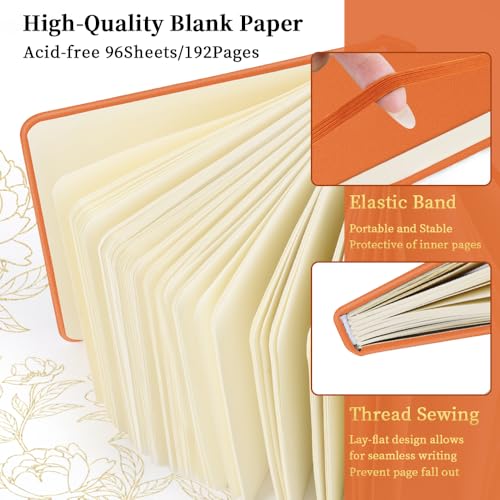 Image of 5x5 Pocket Sketch Book,80gsm Hardcover Art Sketchbook for Drawing Journal