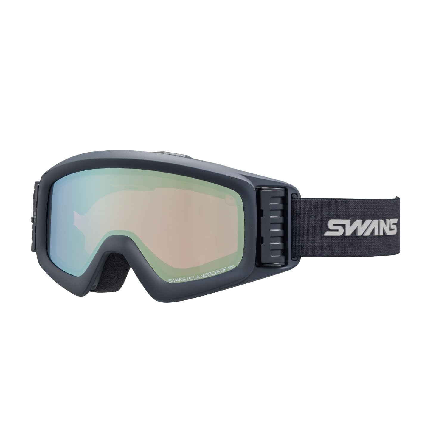 Amazon | [スワンズ] 日本製 スノーゴーグル HELI ヘリ HELI-MPDTBS-N