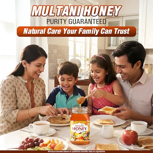 Image of Multani 100% Pure Honey | No Added Sugar | Natural Immunity Booster - 500gm