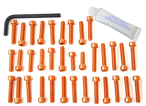 Kit tornillería aluminio Moteur Pro Bolt eya465 vis carter moto allégées