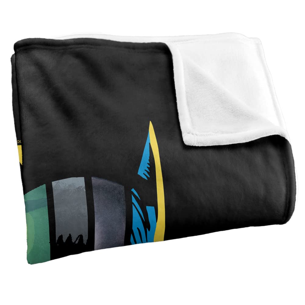 LOGOVISION Batman Silky Touch Kuscheldecke, superweich, 152 x 127 cm