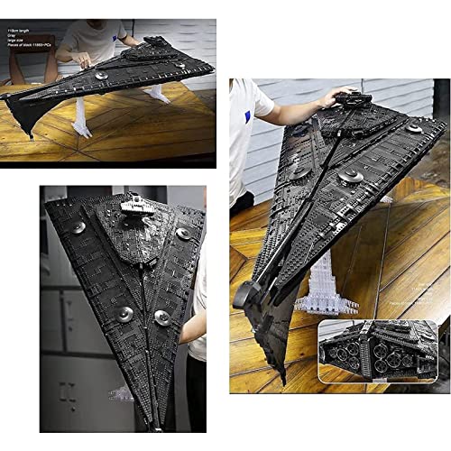YLPCK Eclipse Super Star Destroyer 21004 Modell, großes Sci-Fi Raumschiff Cruiser Eclipse-Klasse Dreadnought 10368… – Bild 6