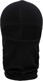 TVS Racing Balaclava-Full Face Mask for Bikers-Mask for Bike Riding with SPF 50+ UV Protection Mask for Men Riders-Cotton Bamboo Blend(Black-S)