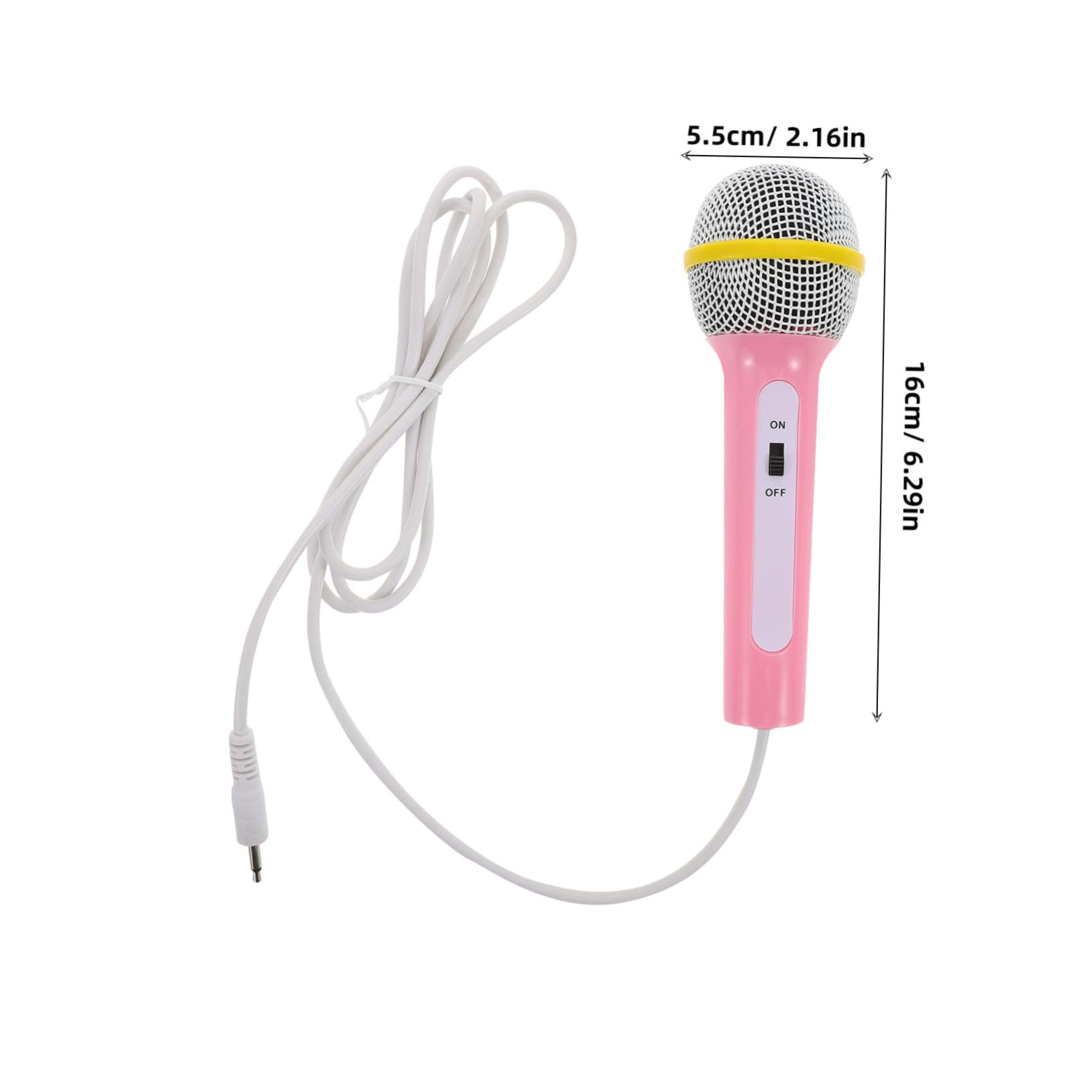 Hemoton Microphone for Amplifying Microphone with Voice Capture Portable Replacement Mic for Singing Early Education and Family Gatherings