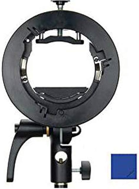Godox S2 Bowens S-Type Bracket Speedlite Holder Compatible with Godox V1 Round Head Speedlite Series Flash, AD200Pro, AD200, AD400Pro, Godox V860II/TT685/TT350 Series(Upgrade Version)