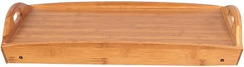 Miniatura 8 de LHLLHL - Bandeja plegable de madera para cama para desayuno en la cama escritorio para laptop mesa de comedor simple para sofá cama mesa de picnic