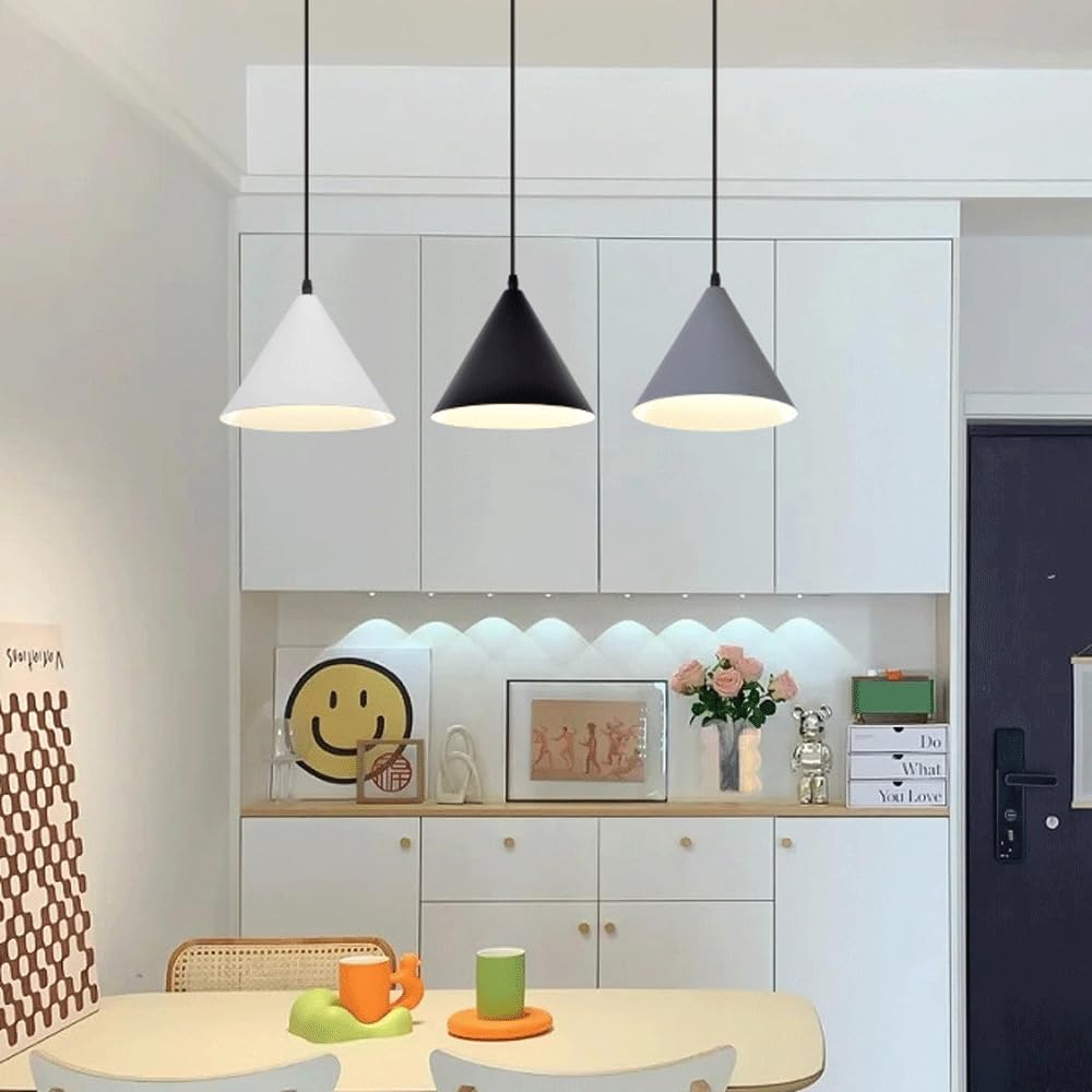 SSBHDM Suspension en Verre de Style Industriel Nordique, Lustre à tête Unique à vis E27, luminaires de Plafond, Lampe Suspendue de décoration de SSBHDM Suspension en Verre de Style Industriel Nordique, Lustre à tête Unique à vis E27, luminaires de Plafond, Lampe Suspendue de décoration de
