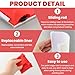 Paint Edger Trimmer with 2pcs Replacement Pad Refills, Corner Walls & Ceilings Paint Pad Applicator, Edge Painting Tool for Walls, Ceilings, Corners, Trims, and Edges FLA-wless Cutting-in