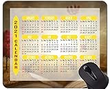 5. respaldo no deslizante; Alfombrilla de ratón Yanteng Calendario 2021, Alfombrilla de ratón con Naturaleza de Paisaje de Libro