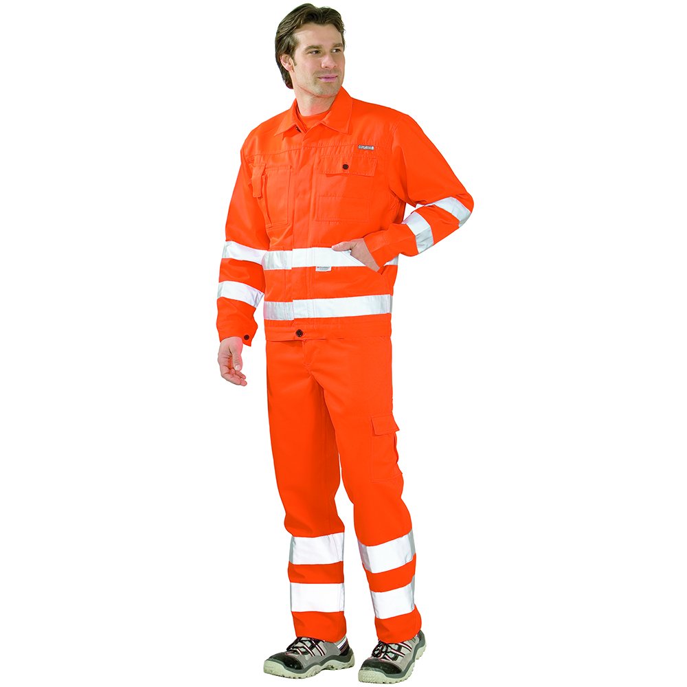 Planam 2001029 Warnschutz Bundjacke, Uni Orange, Größe 29