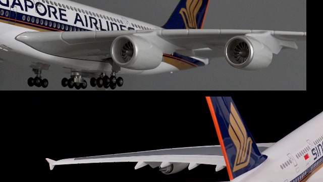 Amazon.com: 24-Hours 18” 1:160 Airplane Model Singapore