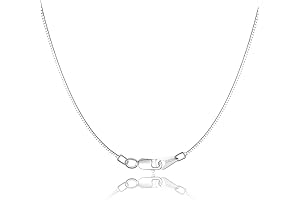 Exquisite 18K Gold Plated 925 Sterling Silver Jewelry Chain Necklace