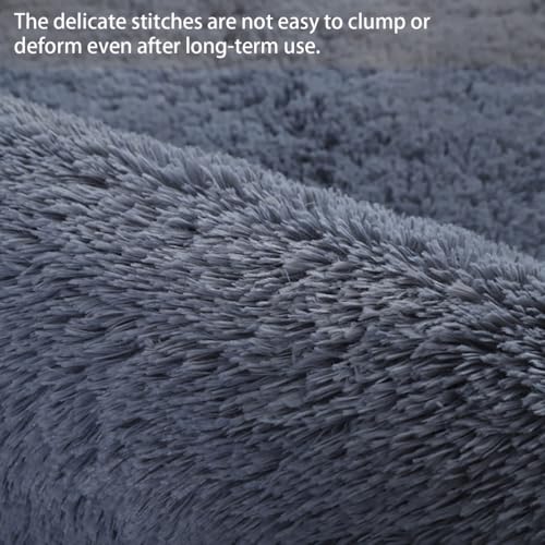 Tapis rond antidérapant et lavable qui protège vos sols avec douceur - 5