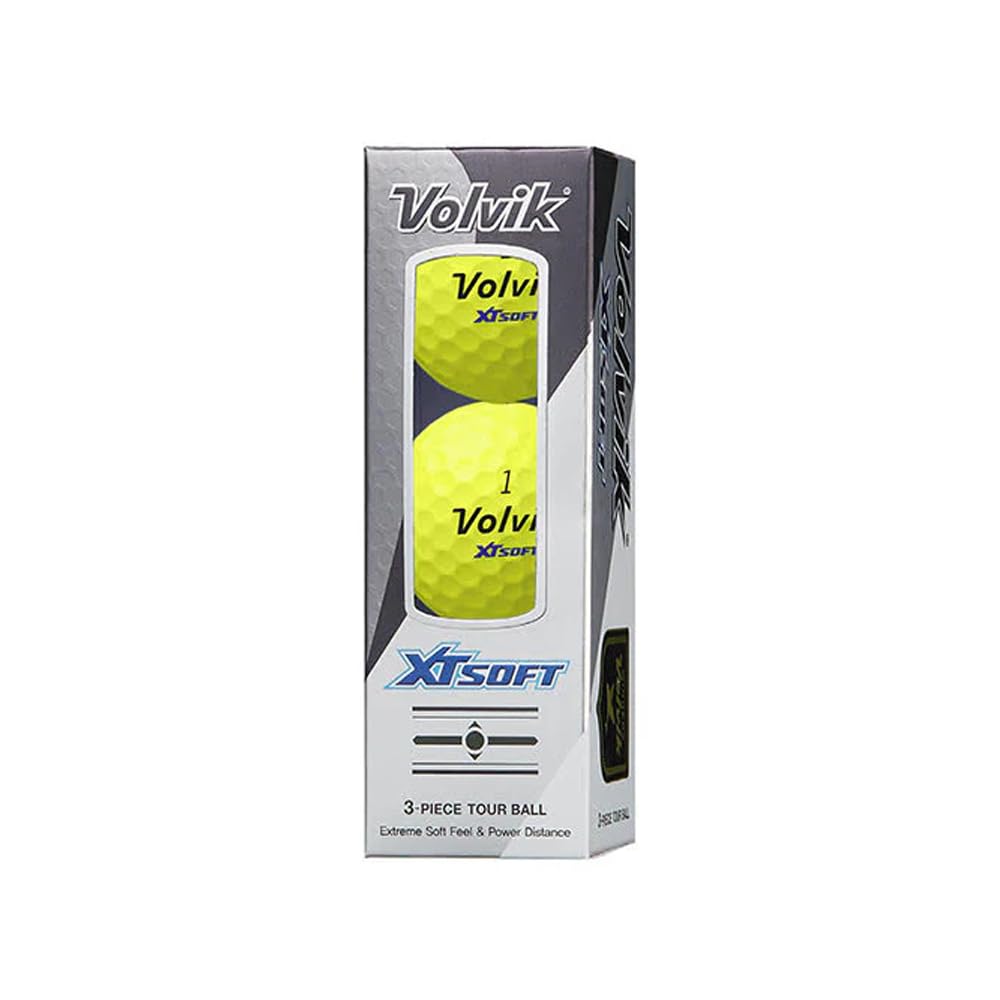 New Volvik XT Soft Extreme Soft Feel and Power Distance, 3-teilige Konstruktion Urethan-Abdeckung Golfball 1 Dutzend (gemischt) mit 5 Ballmarker und 1 Magnet Hut Clip
