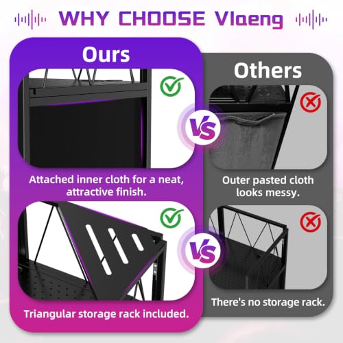 Image of Portable DJ Booth Facade Stand, DJ Table Stand, DJ Facade Booth with White & Black Scrims, Includes Carry Bag & Two Top Corners Table, Tool-Free Setup, for Parties, Events, Studios (40 inchL x 20 inchW)