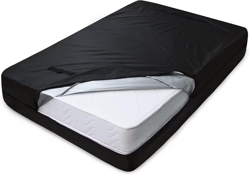 Mattress Bags for Moving and Storage Twin XL Size Waterproof | Mattress Protector Mattress Cover with Heavy Duty Handles,Strong Zipper,Reusable Thick Moving Supplies & Moving Bags,Black