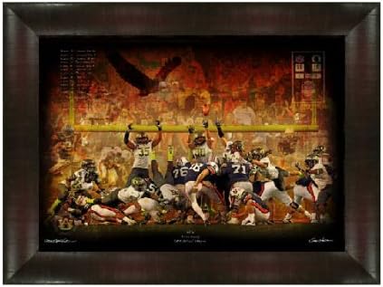 Auburn Tigers Artwork "All In" 30"x40" Framed Canvas