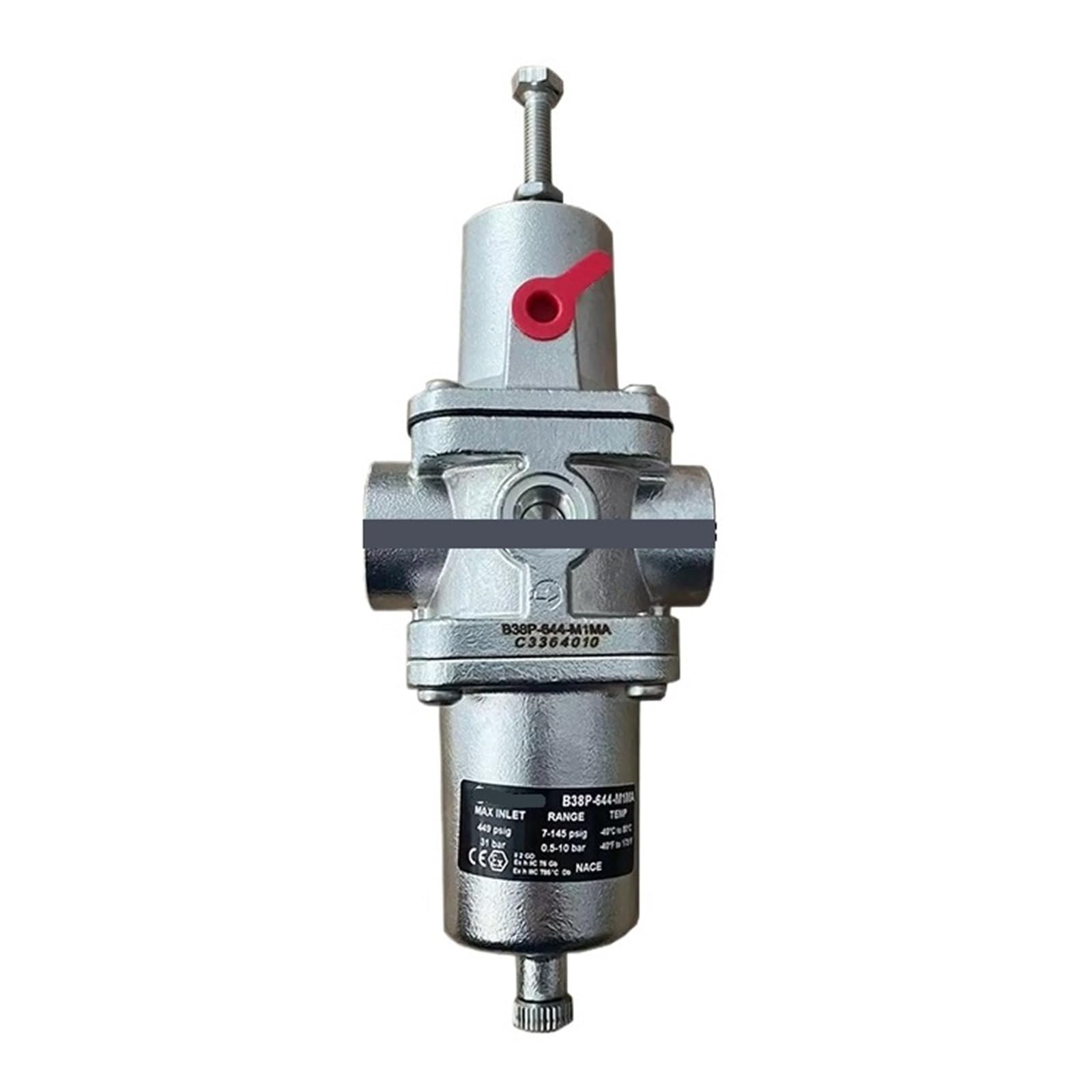 CLEUFWKO B38P-644-M1MA 3/4NPT Screw Thread Stainless Steel Filter Pressure Reducing Valve