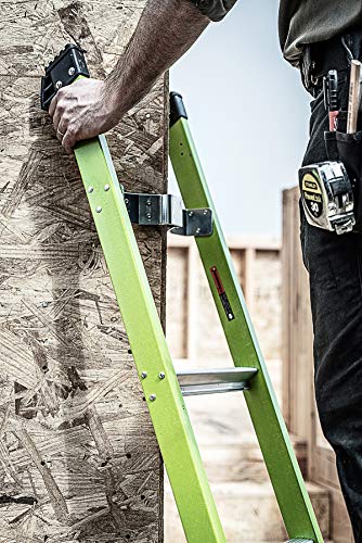 Little Giant Ladders, King Kombo, Industrial, 8 Ft. A Frame, 14 Ft. Extension, Ground Cue, V-bar, Fiberglass, Type 1AA, 375 lbs weight rating, (13814-071)