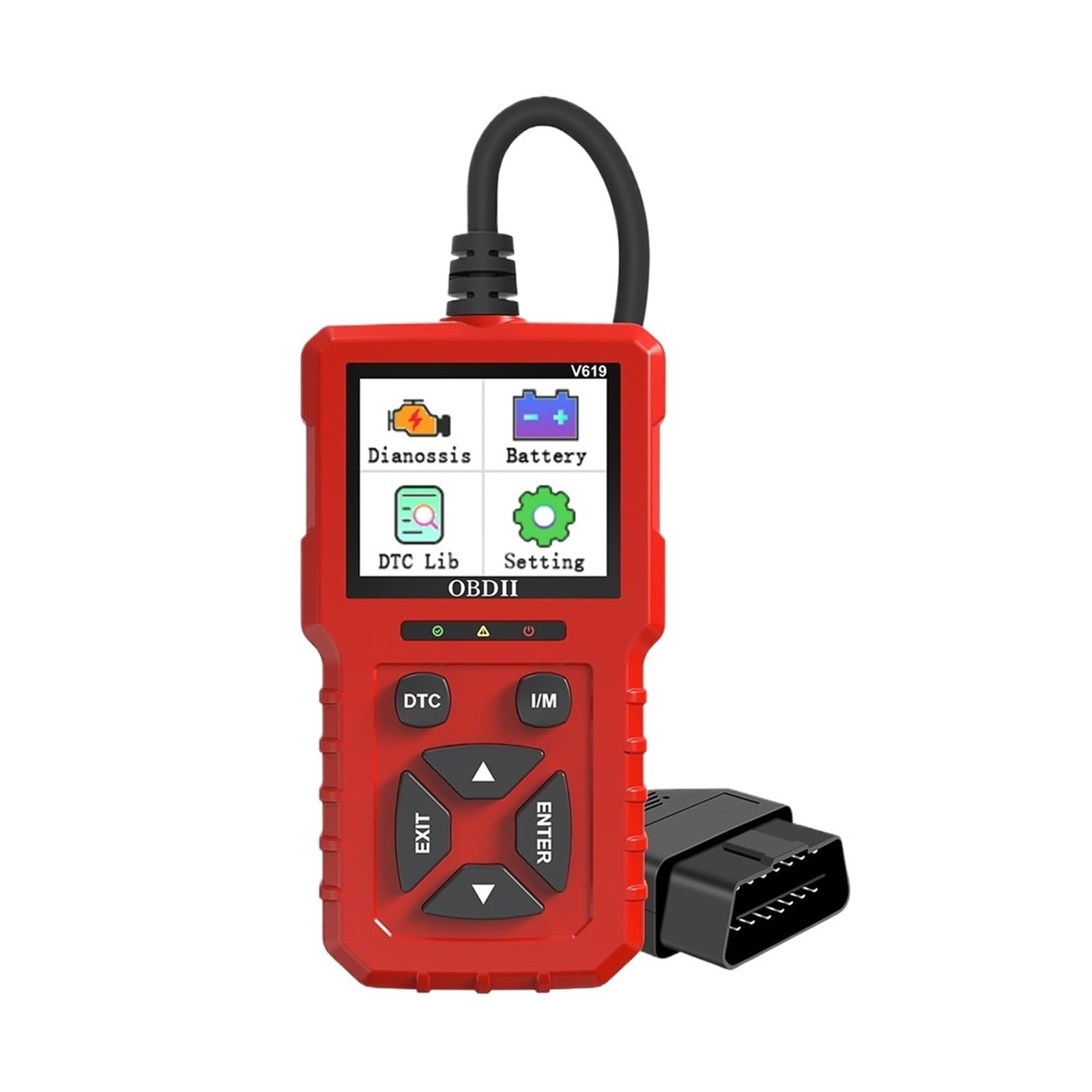 Amazon.co.jp: 車診断ツール V619 車 OBD2 診断ツール 車両情報