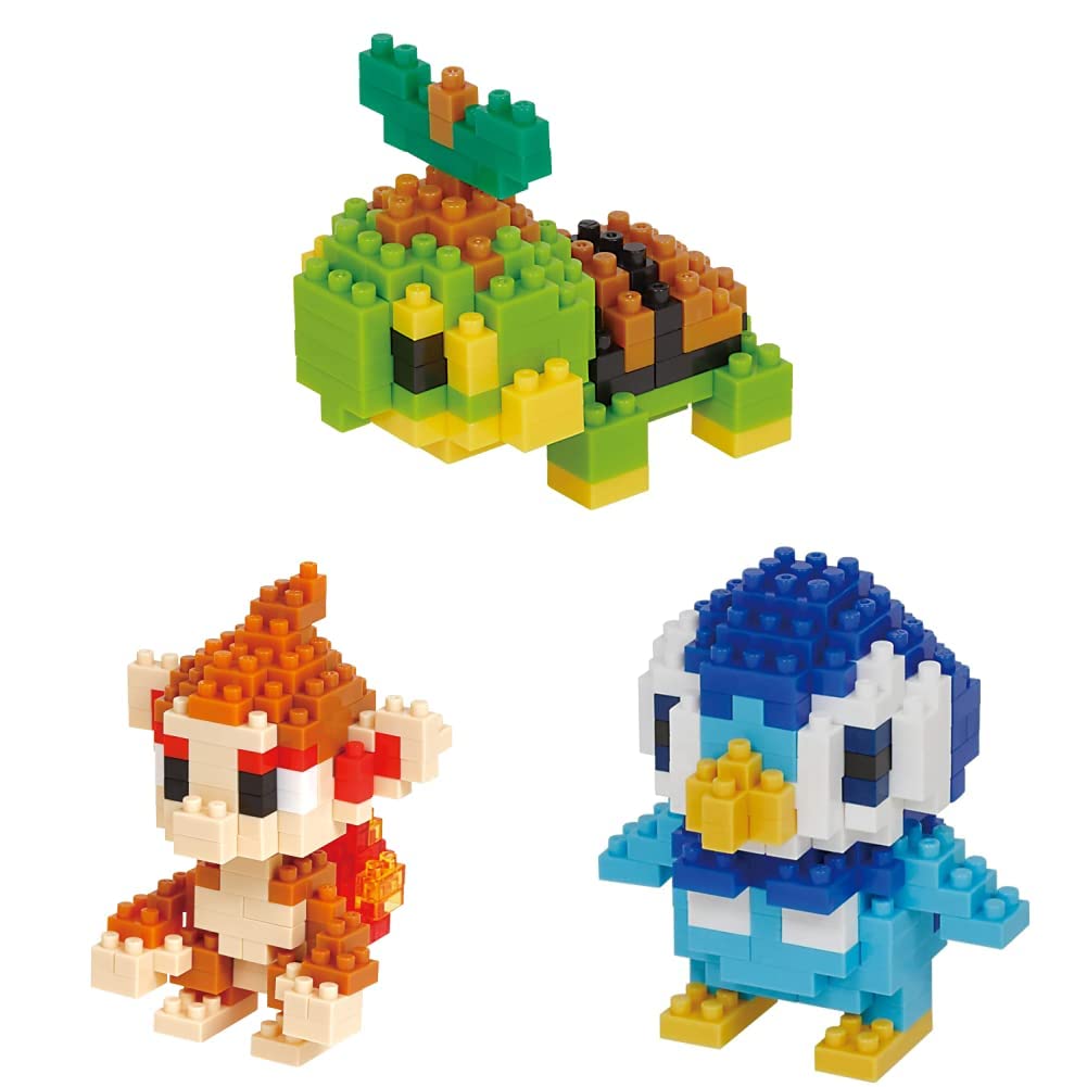 Amazon.co.jp: 【カワダ ポケモン ナノブロックセット】ナエトル