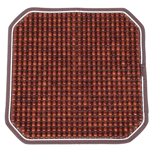Cojín para asiento de coche Toyvian de madera de palo de rosa naranja para oficina