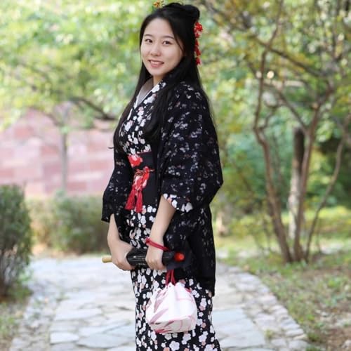 Kimono de encaje para mujer y cárdigan japonés de playa 8