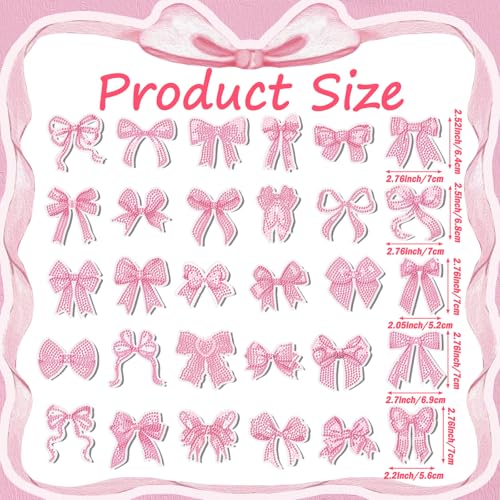 Set 30 Imánes Rosa de Lazo para Refrigerador miniatura 3