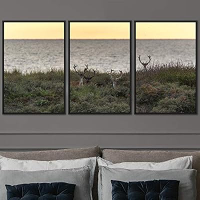 signwin 3 Piece Framed Canvas Wall Art Spiritual...