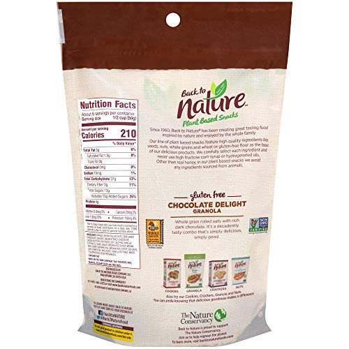 Back To Nature Gluten Free Granola, Non-Gmo Chocolate Delight, 11 Ounce (Pack Of 6) #TOP1