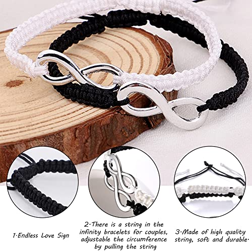 Bracciale Infinito Donna, Braccialetti Intrecciati...