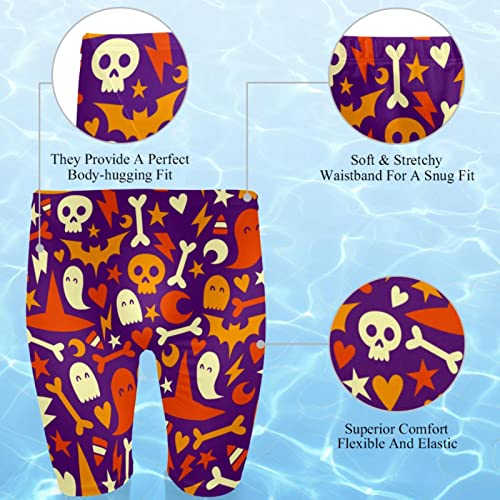Traje de baño de hombre multicolor con estampado de calaveras XXL 3