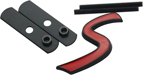 1 calcomanía de repuesto para Cooper R50 R52 R53 R56 R57 (negro rojo)