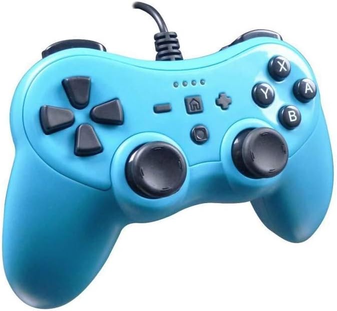 Nintendo Switch Subsonic PRO-Sブルーカラーズ有線コントローラー。