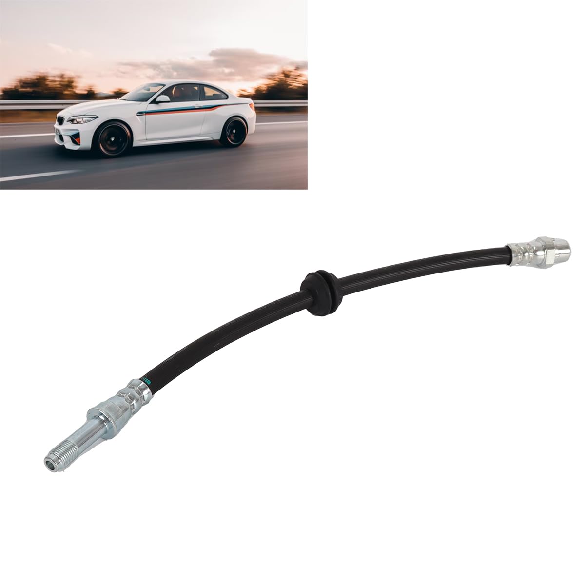 2 mangueras de freno, latiguillo de freno, delanteras izquierda y derecha para BMW Serie 3 E46 316 318 320 323 325 330 Z4 34321165587 34326766966