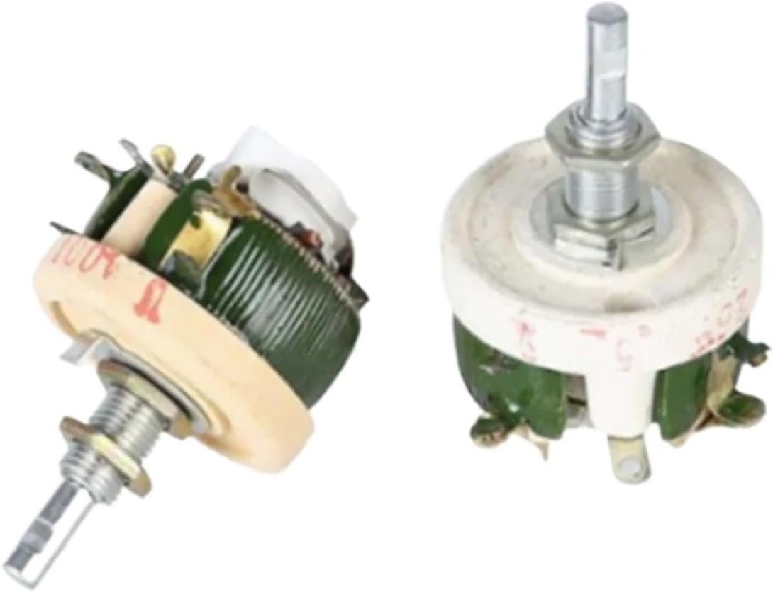 Wirewound Ceramic Potentiometer Adjustable Rheostat Resistor 50W 1R/2R/5R/10R/20R/30R/50R/100R/200R/300R/500R/1KR/2KR(300R)