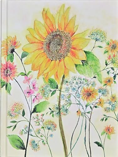 Cahier aquarelle tournesol Peter Pauper Press papier sans bavure