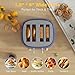 Toaster 4 Slice,Retro Stainless Steel Toaster with Extra Wide Slots Cancel, Bagel, Defrost Function, Dual Independent Control Panel, Removable Crumb Tray and High Lift Lever (Sapphire Blue)