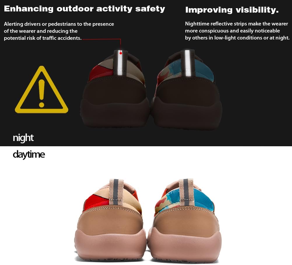 Kid's Slip On Loafers Boys Girls Art Painted Walking Shoes Lightweight Cozy Casual Travel Sneakers