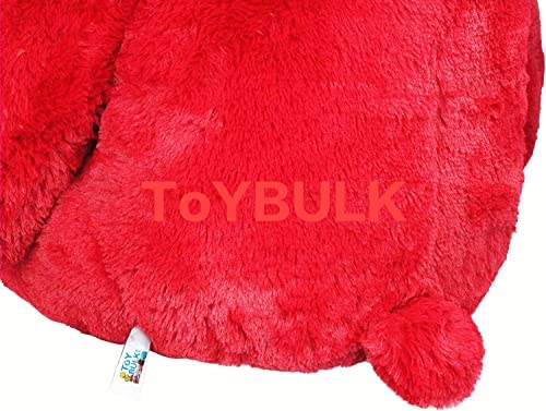 Image of 7 Feet Real Red Teddy Bear with Free 30cm Soft Heart - Giant Stuffed Plush Toy for Girls, Girlfriend, Kids - A Huggable Gift of Love and Joy (7 Feet, Red)
