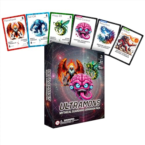 Ultramons Mythical Guardians Expansion Pack Monster Battle Card Game for