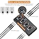 Neoteck 4 Kanal Kopfhörerverstärker Metall-Stereo-Audio-Verstärker mit Lautstärkeregler 3,5 mm Audiokabel 4-Kanal Mono/Stereo-Audioverstärker für Aufnahme/Mischung/Musikpraxis