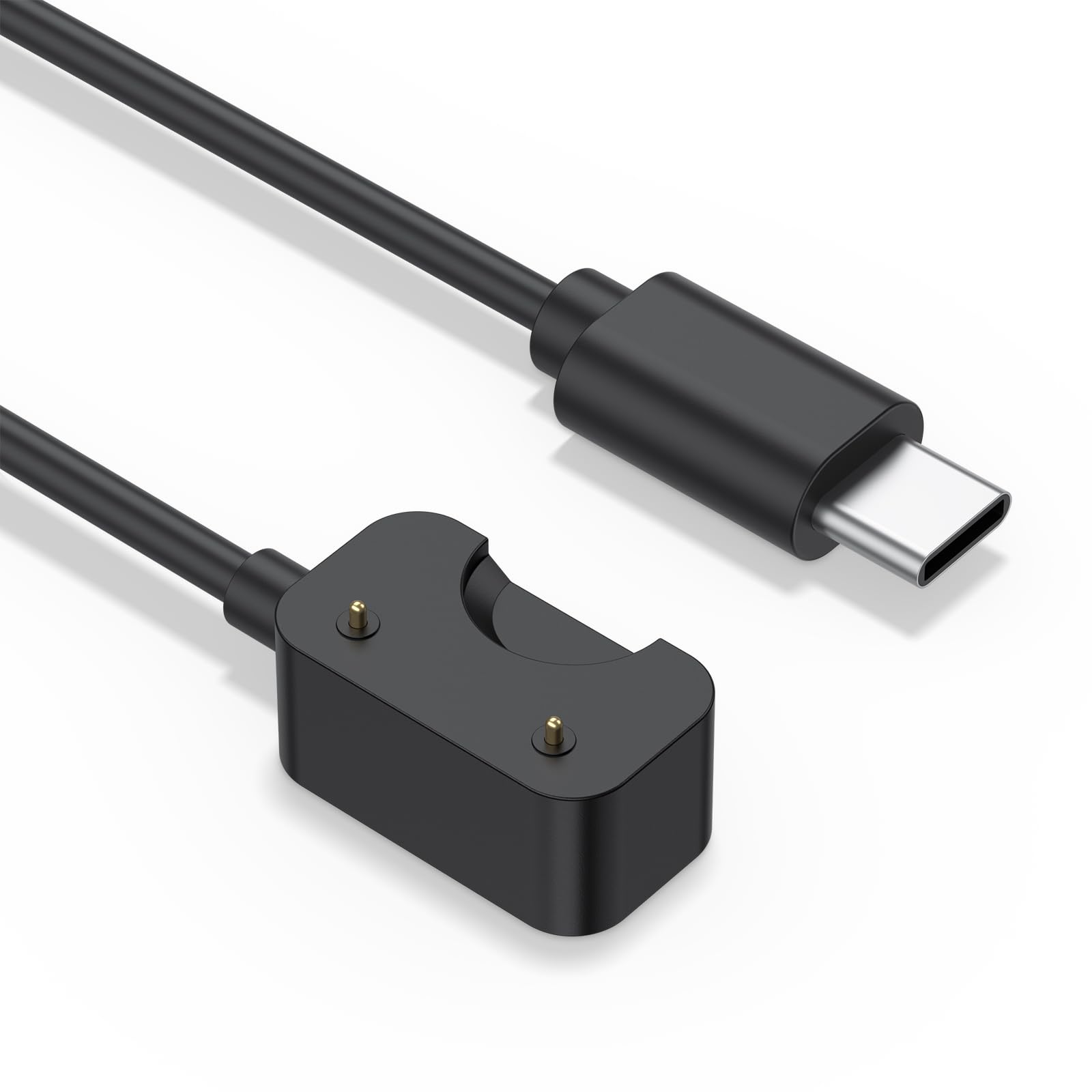 2 Pack USB C Cable for Samsung Galaxy Fit 3 Charger, 3.3ft Magnetic Charging Cable Dock Stand for Galaxy Watch Fit 3 SM-R390 Smartwatch