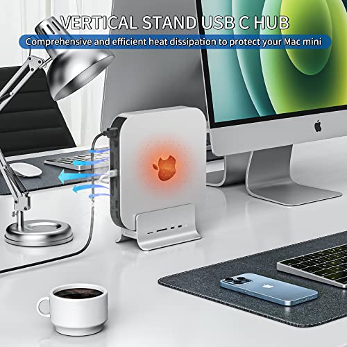 Image of Minisopuru USB C Hub for Mac Mini - Docking Station Compatible With M.2 NVMe /SATA SSD, 10Gbps Data Transfer, TF&SD Card Slots, M.2 SSD Support (Not Included)