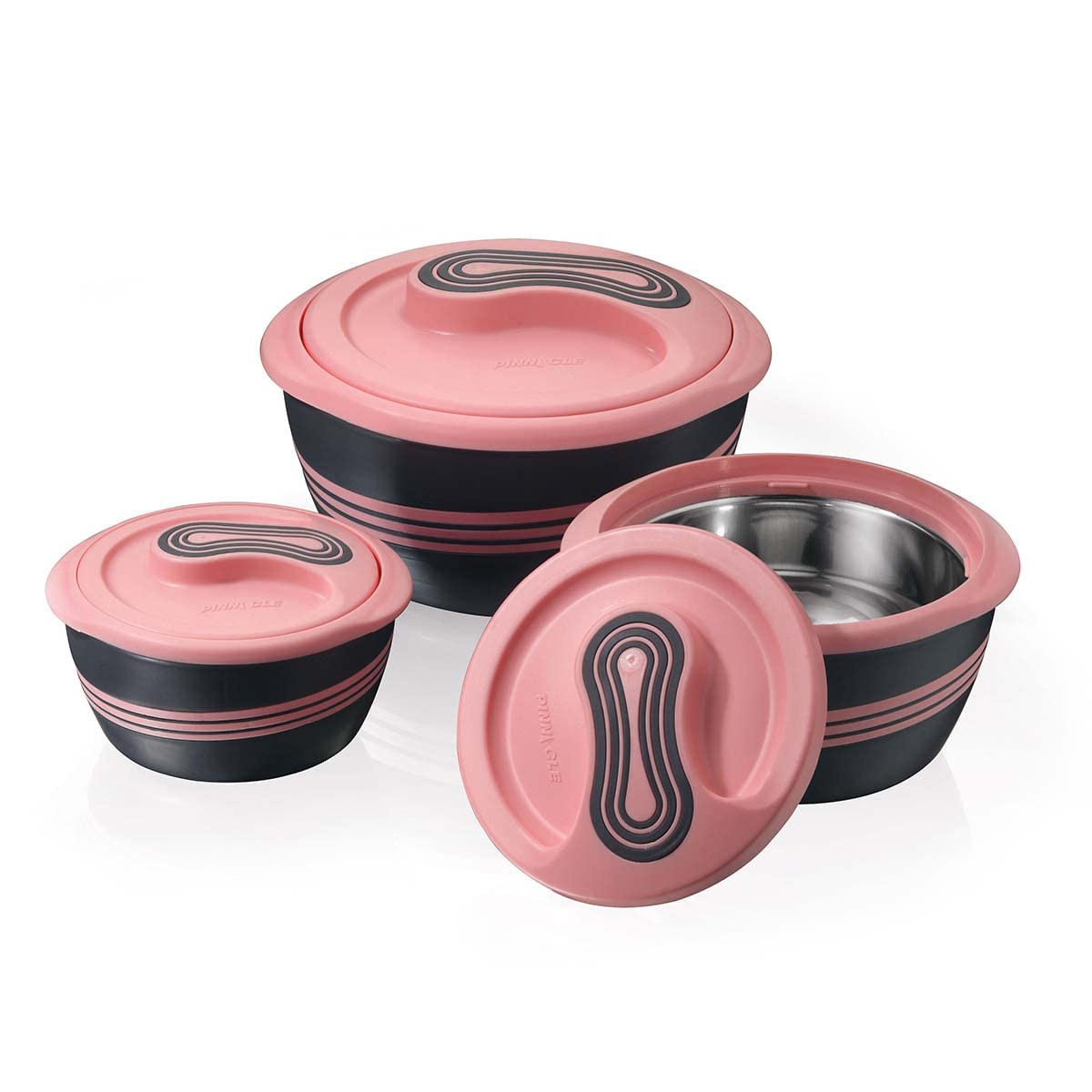 Pinnacle ThermowarePalazio Casserole Pink Set of 3